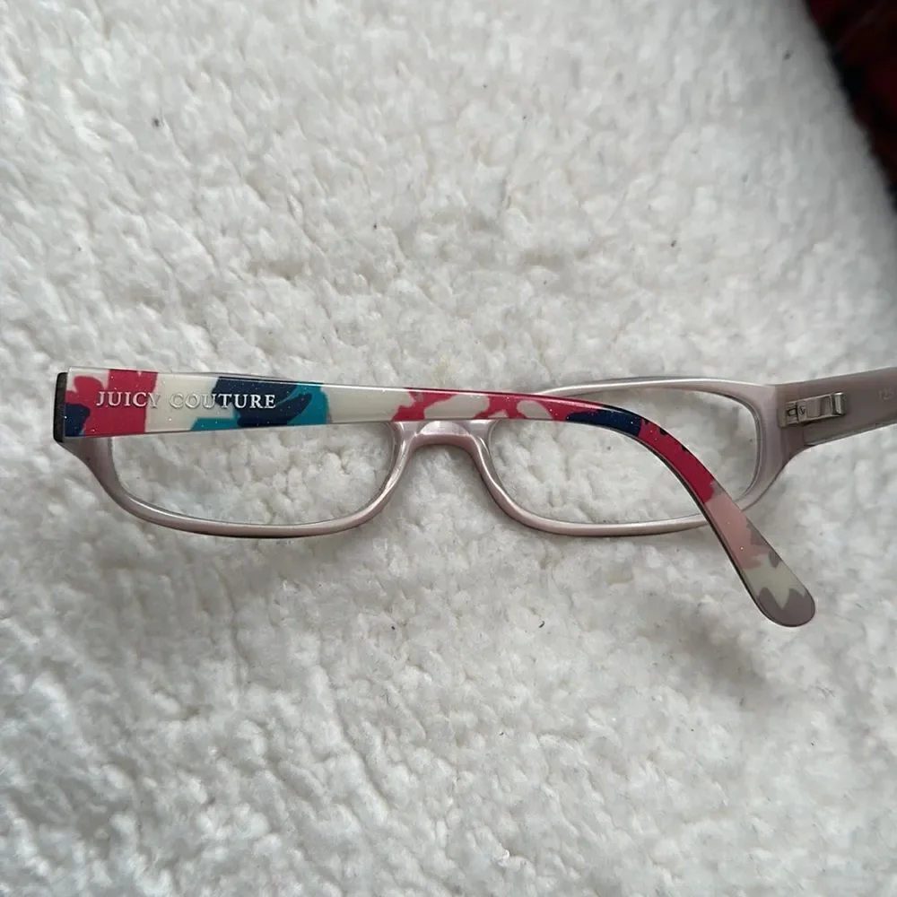 Juicy Couture MAISEY 0ERN 125 Kids Eyeglasses Frame Ice Pink Rectangle